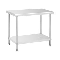 Edelstahl-Arbeitstisch - ECO - 100 x 60 cm - 114 kg - Royal Catering RCAT-100/60