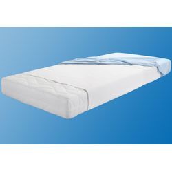 Matratzenauflage "Dormisette Protect & Care, Allergiker geeignet (Hausstauballergiker)", weiß, B:90cm L:200cm, Obermaterial: 100% Baumwolle, DORMISETTE PROTECT & CARE, Matratzenzubehör, Auflage, 70x140, 90x200 cm und weiteren Größen, wasserdicht