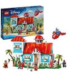 LEGO Disney Classic 43268 Das Strandhaus aus „Lilo und Stitch“ Bausatz, Mehrfarbig