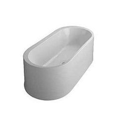 Vitra Istanbul Badewanne 53000001000 190 x 90 cm, freistehend, oval, weiß