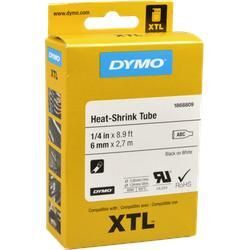 Dymo XTL Schrumpfschlauch 1868809 schwarz auf weiß 6mm x 2,9m