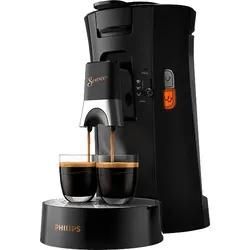 PHILIPS SENSEO® CSA240/60 Select mit Kaffeestärkewahl und Memo-Funktion, 0.9L Wassertank, Padmaschine, Klavierlackschwarz