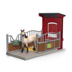 Schleich Farm World Ponybox mit Mustang Stute