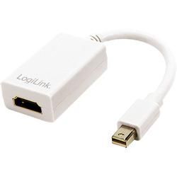 Logilink Mini DisplayPort 1.1a zu HDMI Adapter 15cm, weiß