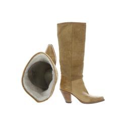 Marc Cain Damen Stiefel, beige, Gr. 39