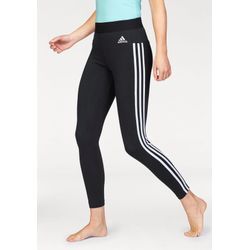 adidas Performance Leggings »ESSENTIALS 3 STRIPES TIGHT«, schwarz-weiß, Gr.M