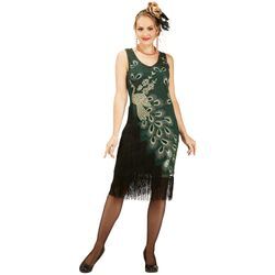 20er-Jahre-Kleid "Pfau" für Damen