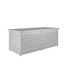 FreizeitBox 180 silbermetallic 181x79x71 cm