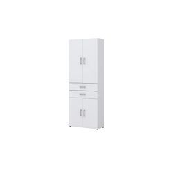 Aktenschrank Kasai - weiß - 80 cm - 212,5 cm - 33,5 cm - Sconto