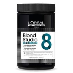 L'Oréal Professionnel Blond Studio 8 BS Multi-Technik Blondierungspulver mit Integriertem Bonder 500 g